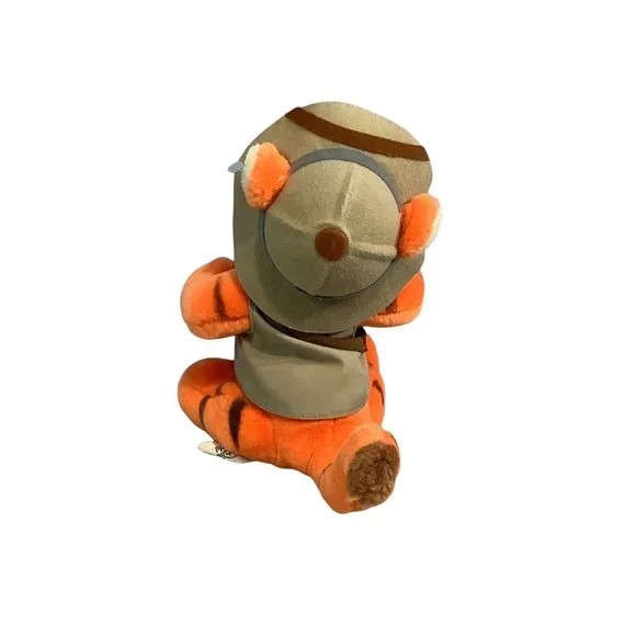 Disney World Tigger Safari Explorer10” Plush Binoculars Hat Vest Stuffed Animal - Picture 3 of 7